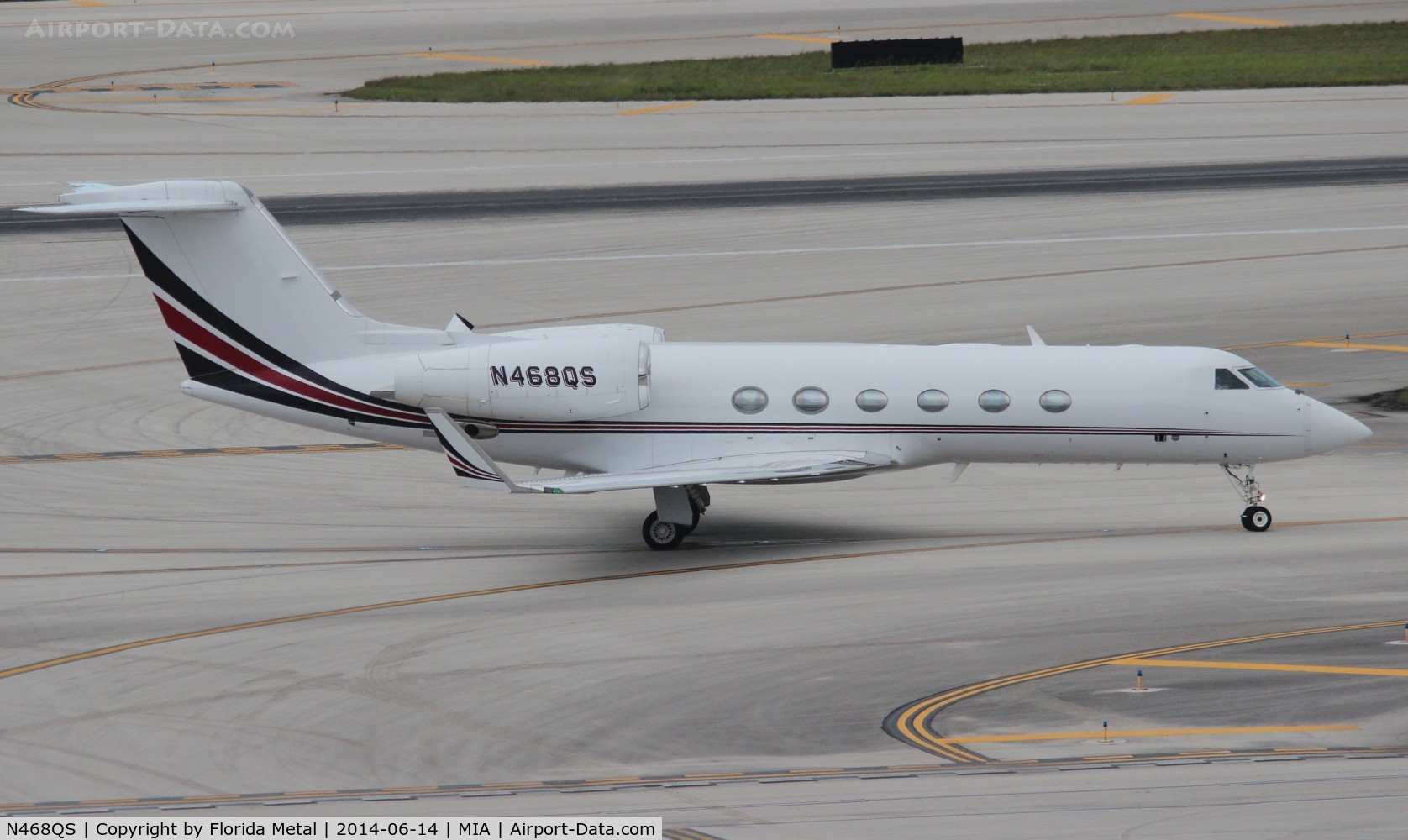 N468QS, 2008 Gulfstream Aerospace GIV-X (G450) C/N 4146, Net Jets G450