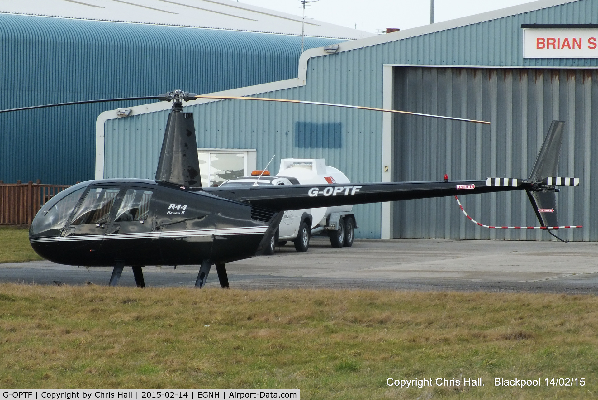 G-OPTF, 2003 Robinson R44 Raven II C/N 10235, privately owned