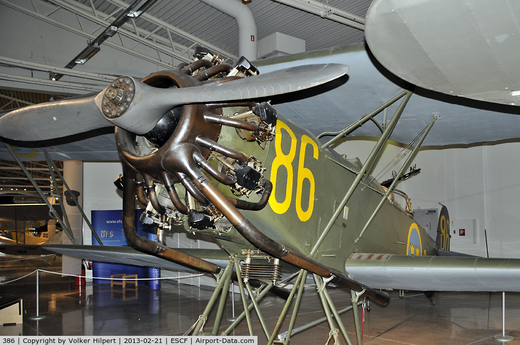 386, 1934 Fokker C.V-E C/N 207, at Linkoping