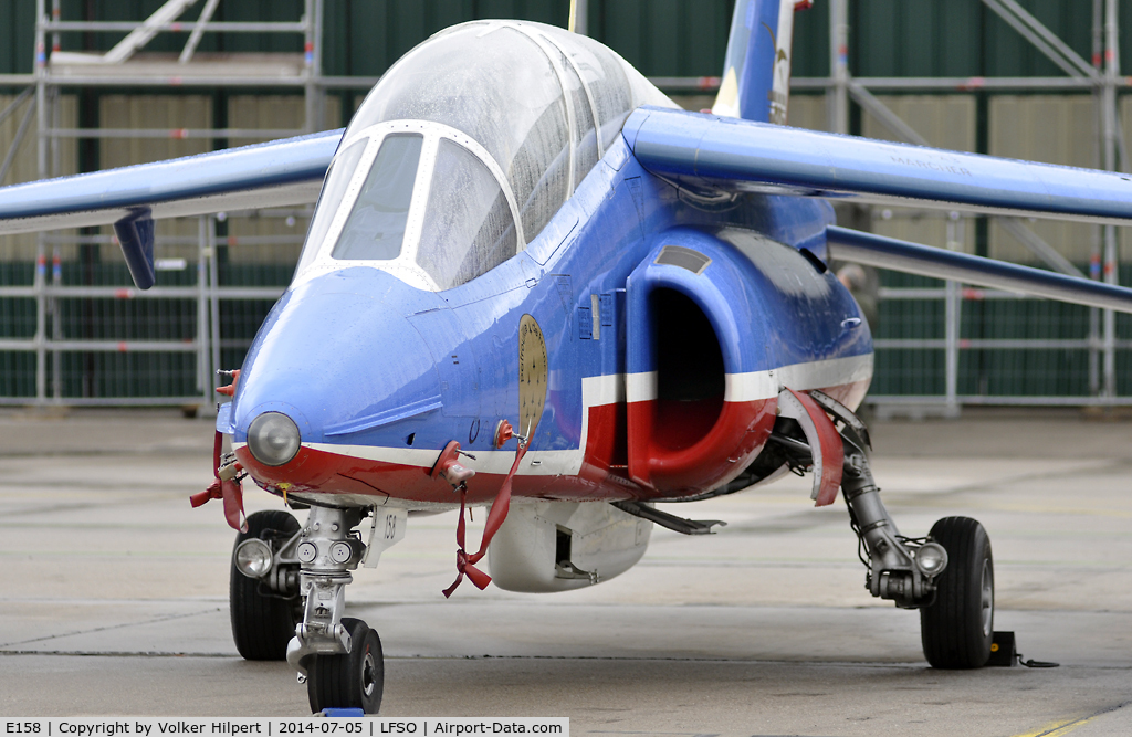 E158, Dassault-Dornier Alpha Jet E C/N E158, at Nancy