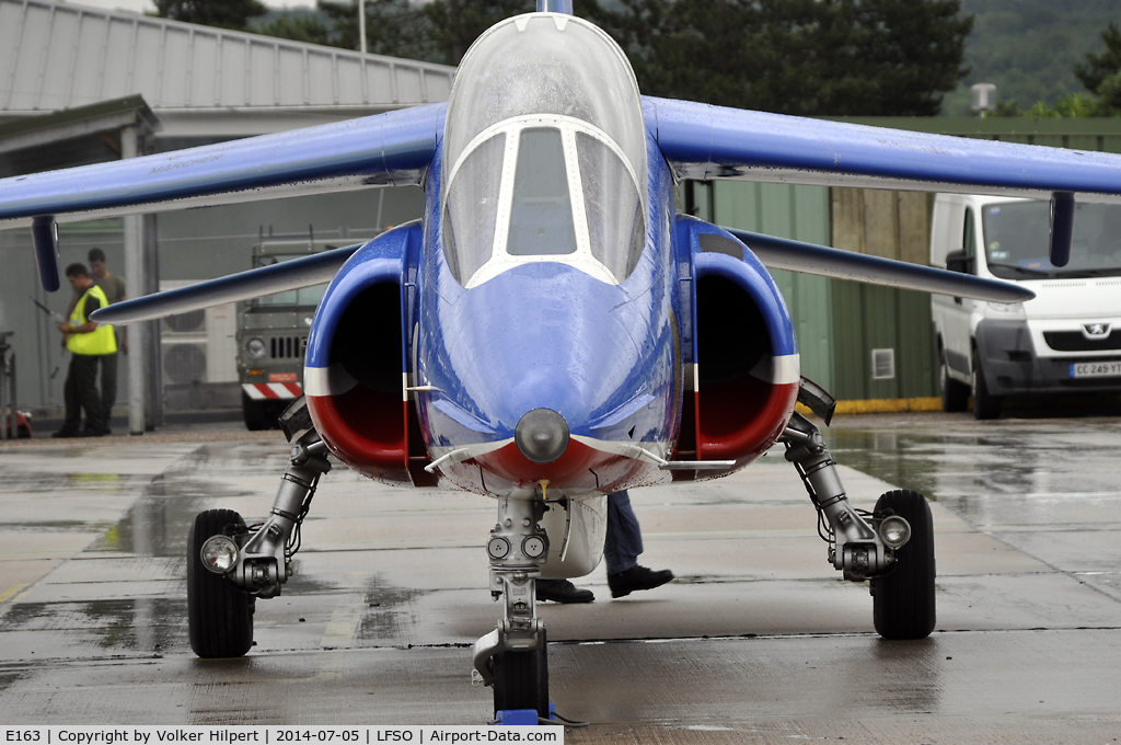 E163, Dassault-Dornier Alpha Jet E C/N E163, at Nancy