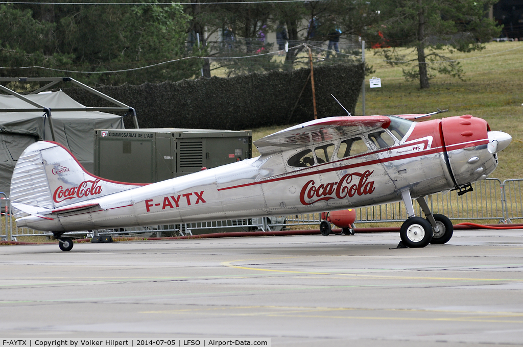 F-AYTX, 1950 Cessna 195 C/N 7496, at Nancy