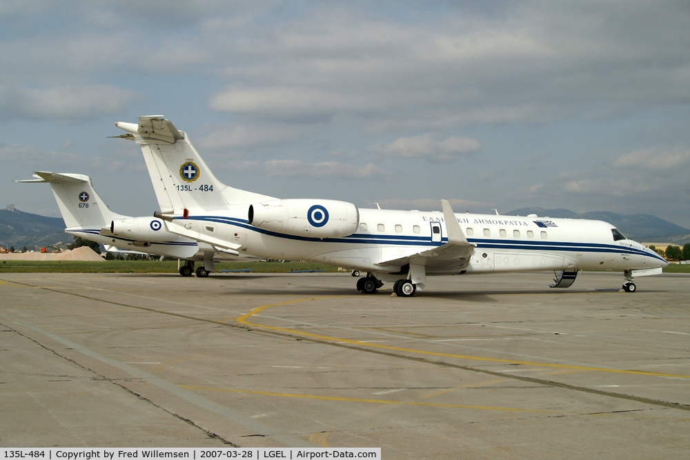 135L-484, 2001 Embraer EMB-135BJ Legacy 600 C/N 145484, At LGEL