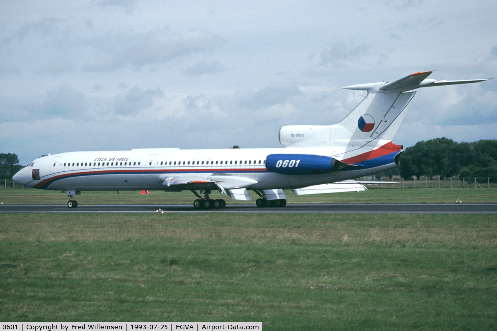 0601, 1984 Tupolev Tu-154B-2 C/N 84A601, CZECH AIR FORCE