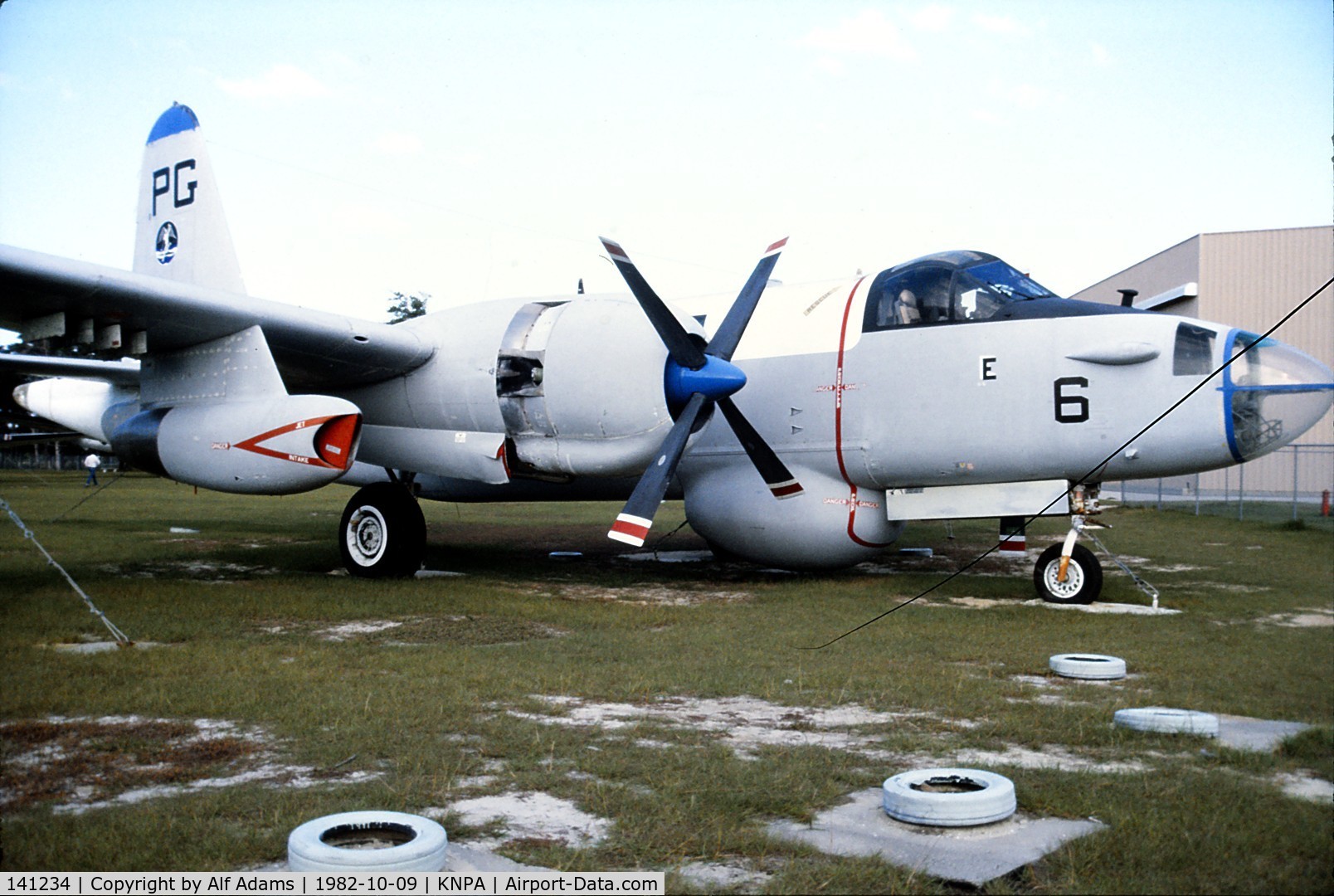 141234, Lockheed SP-2H Neptune C/N 726-7106, At the National Naval Aviation Museum, Pensacola, Florida in 1982.