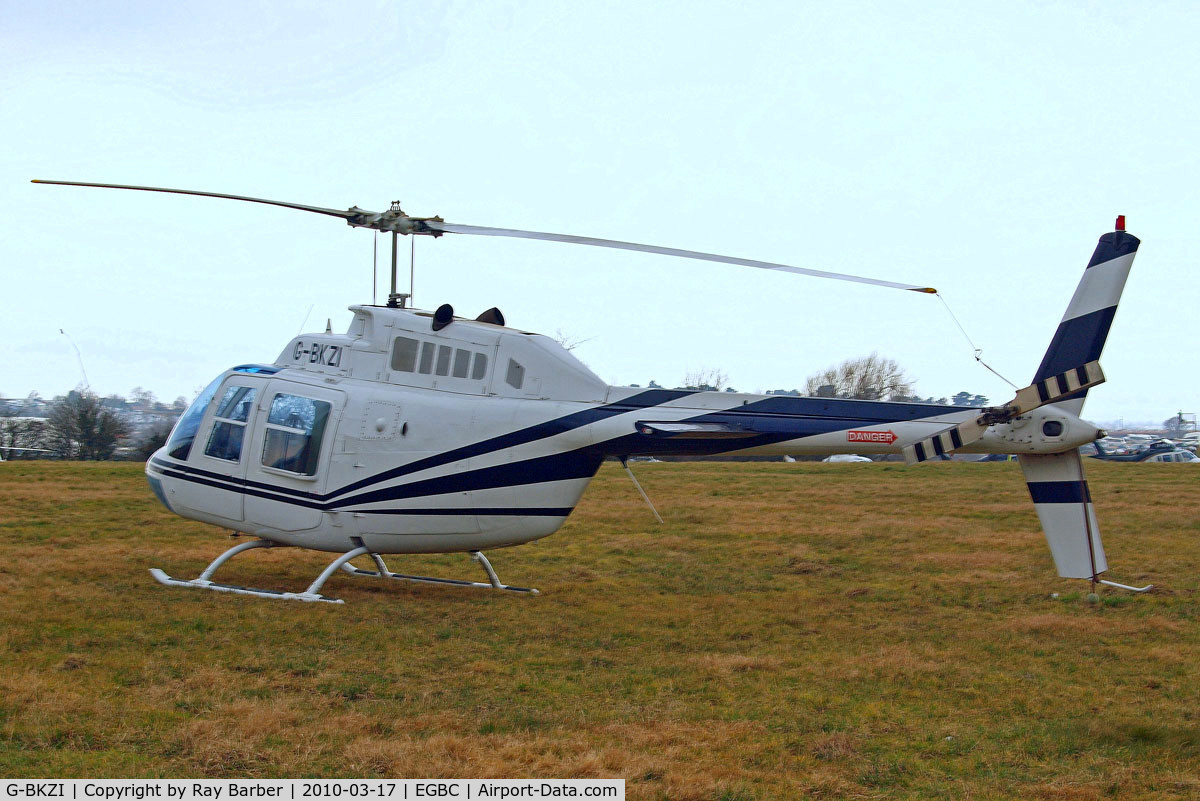 G-BKZI, 1967 Bell 206B JetRanger III C/N 118, Bell 206B Jet Ranger II [118] Cheltenham Racecourse~G 17/03/2010