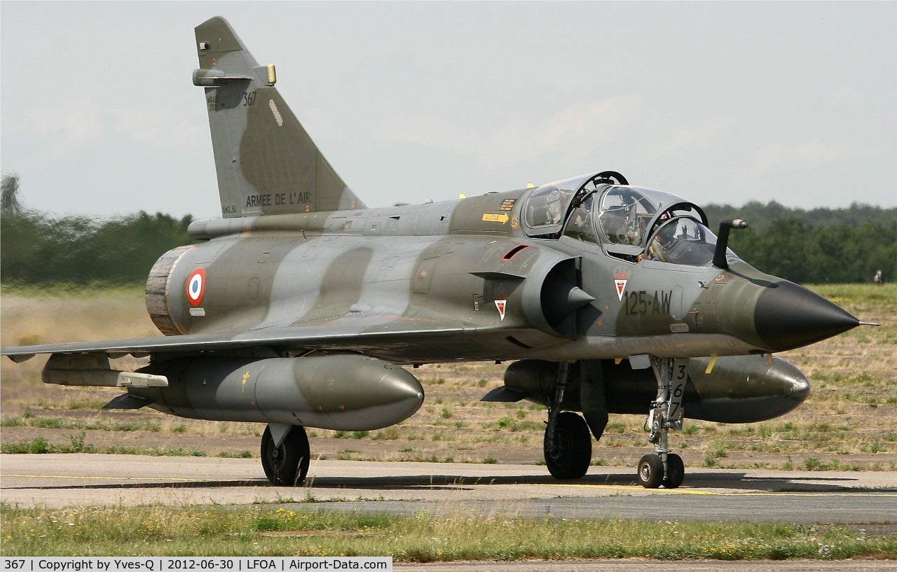 367, Dassault Mirage 2000N C/N 362, French Air Force Dassault Mirage 2000N (125-AW), Avord Air Base 702 (LFOA) open day 2012