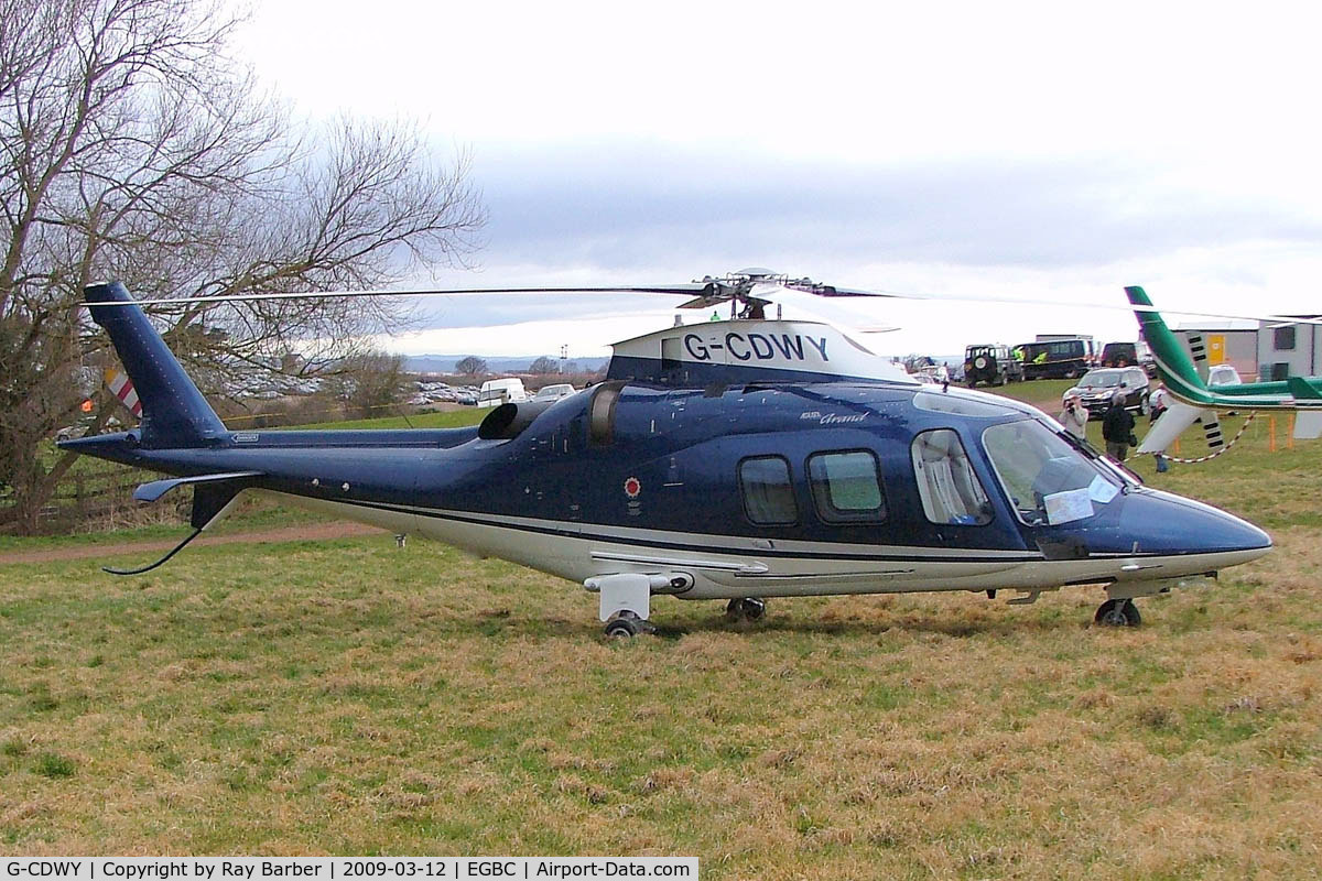 G-CDWY, 2006 Agusta A-109S Grand C/N 22011, Agusta A.109S Grand [22011] Cheltenham~G 12/03/2009