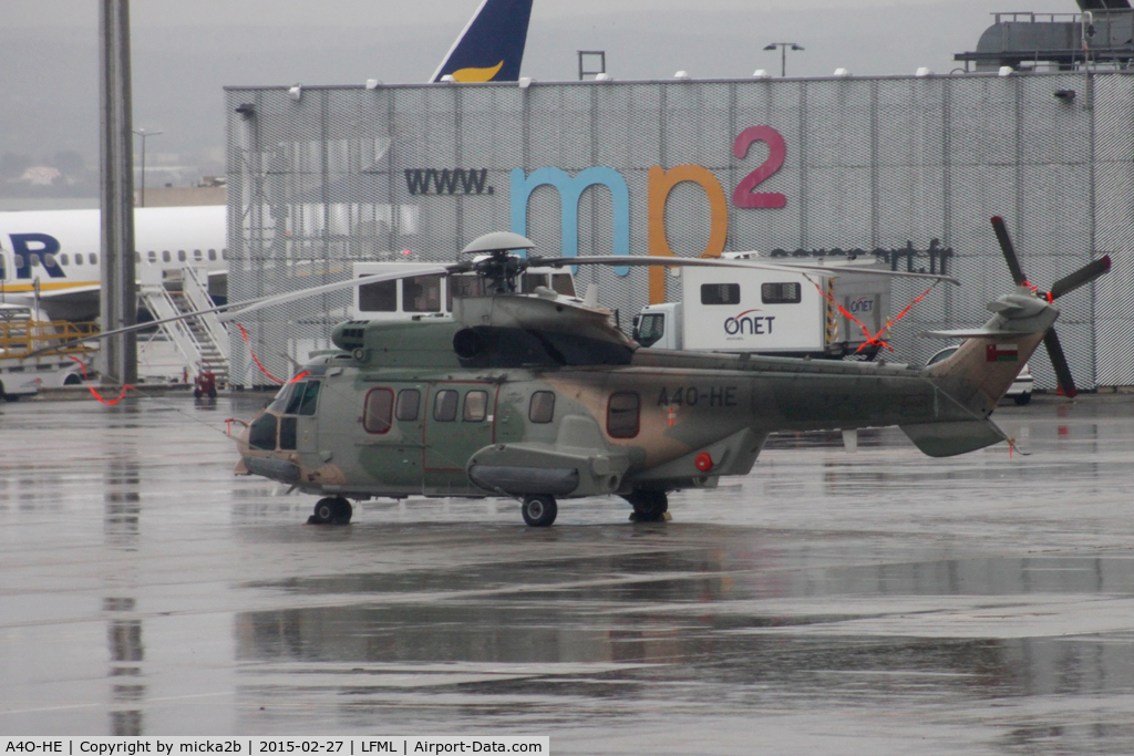 A4O-HE, Eurocopter EC-225LP Super Puma C/N 2718, Parked. Oman Royal Flight