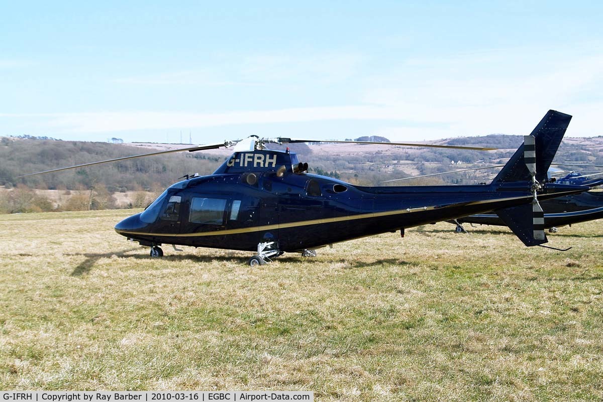 G-IFRH, 1990 Agusta A-109C C/N 7619, Agusta A.109C [7619] Cheltenham~G 16/03/2010
