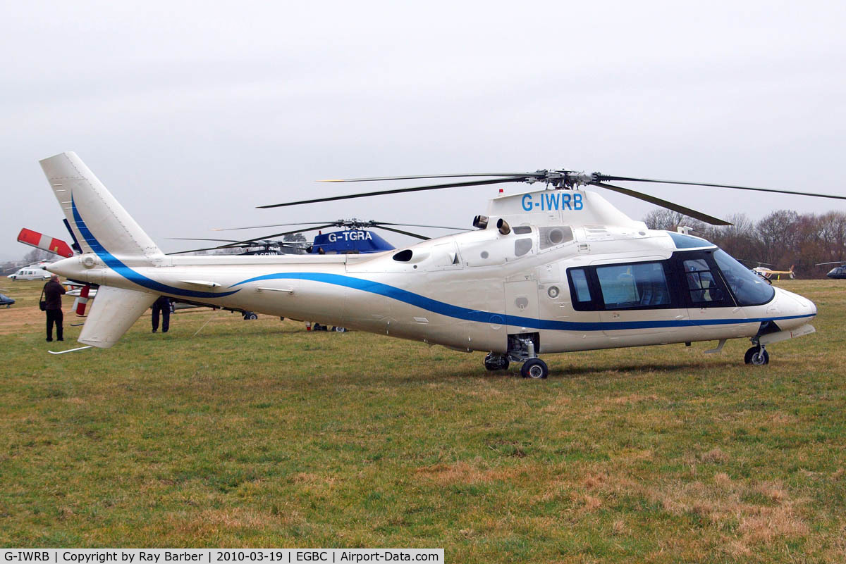 G-IWRB, 1987 Agusta A-109A-2 C/N 7386, Agusta A.109A-2 [7386] Cheltenham~G 19/03/2010