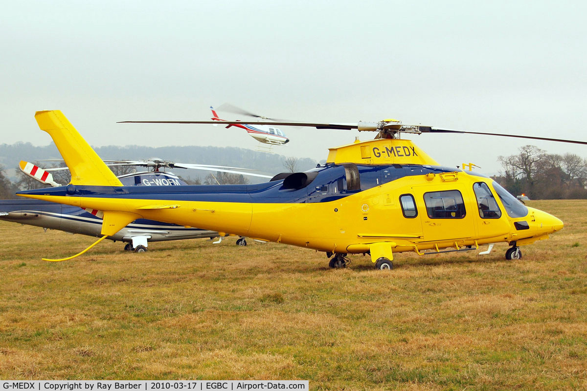 G-MEDX, 2008 Agusta A-109E Power C/N 11745, Agusta A.109E Power Elite [11745] Cheltenham~G 17/03/2010