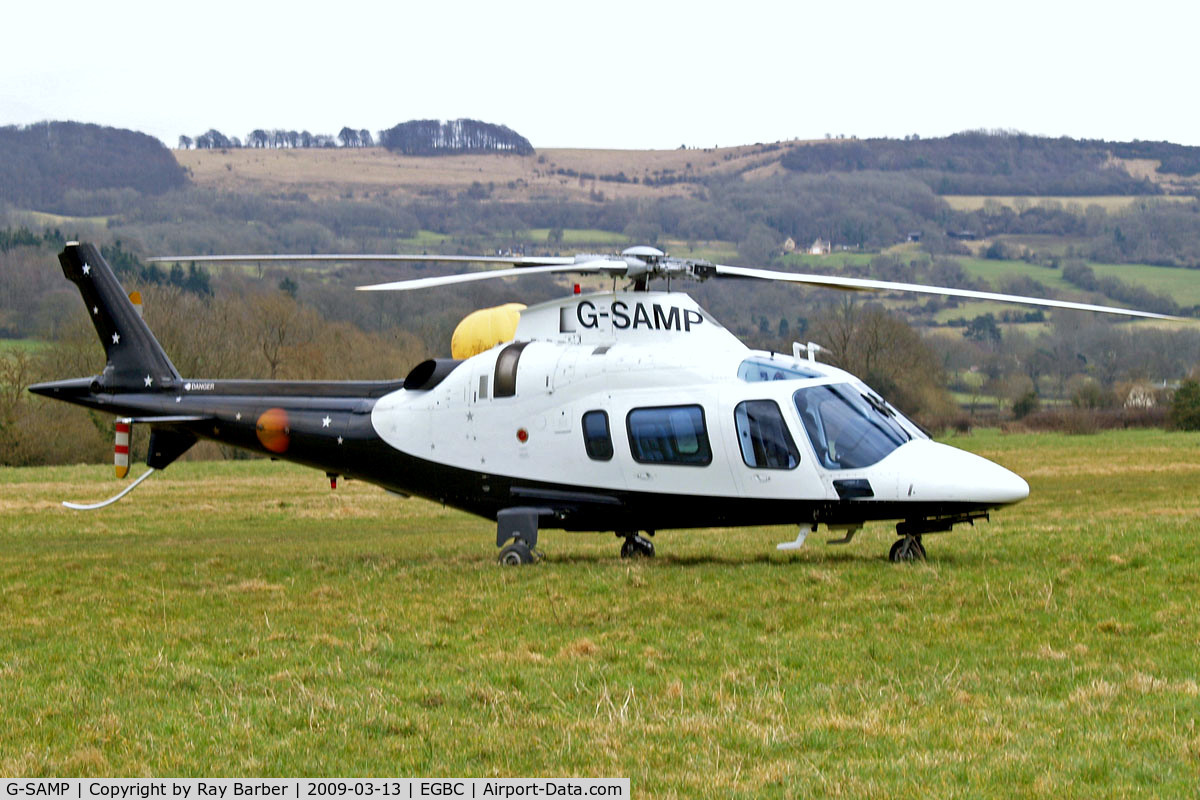 G-SAMP, 2006 Agusta A-109E Power C/N 11673, Agusta A.109E Power [11673] Cheltenham~G 13/03/2009