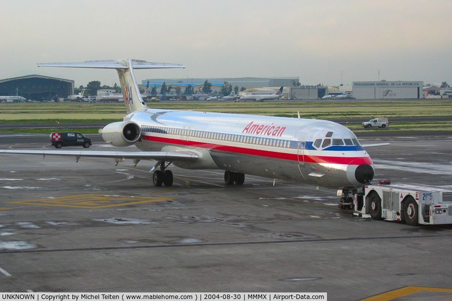 UNKNOWN, McDonnell Douglas MD-80 (DC-9) C/N Unknown, American Airlines DC-9 at Mexico