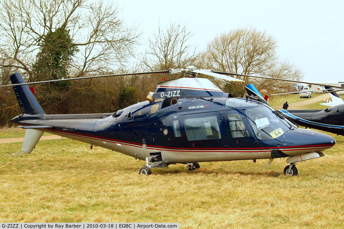 G-ZIZZ, 1987 Agusta A-109A-2 C/N 7390, Agusta A.109A-2 [7390] Cheltenham~G 18/03/2010