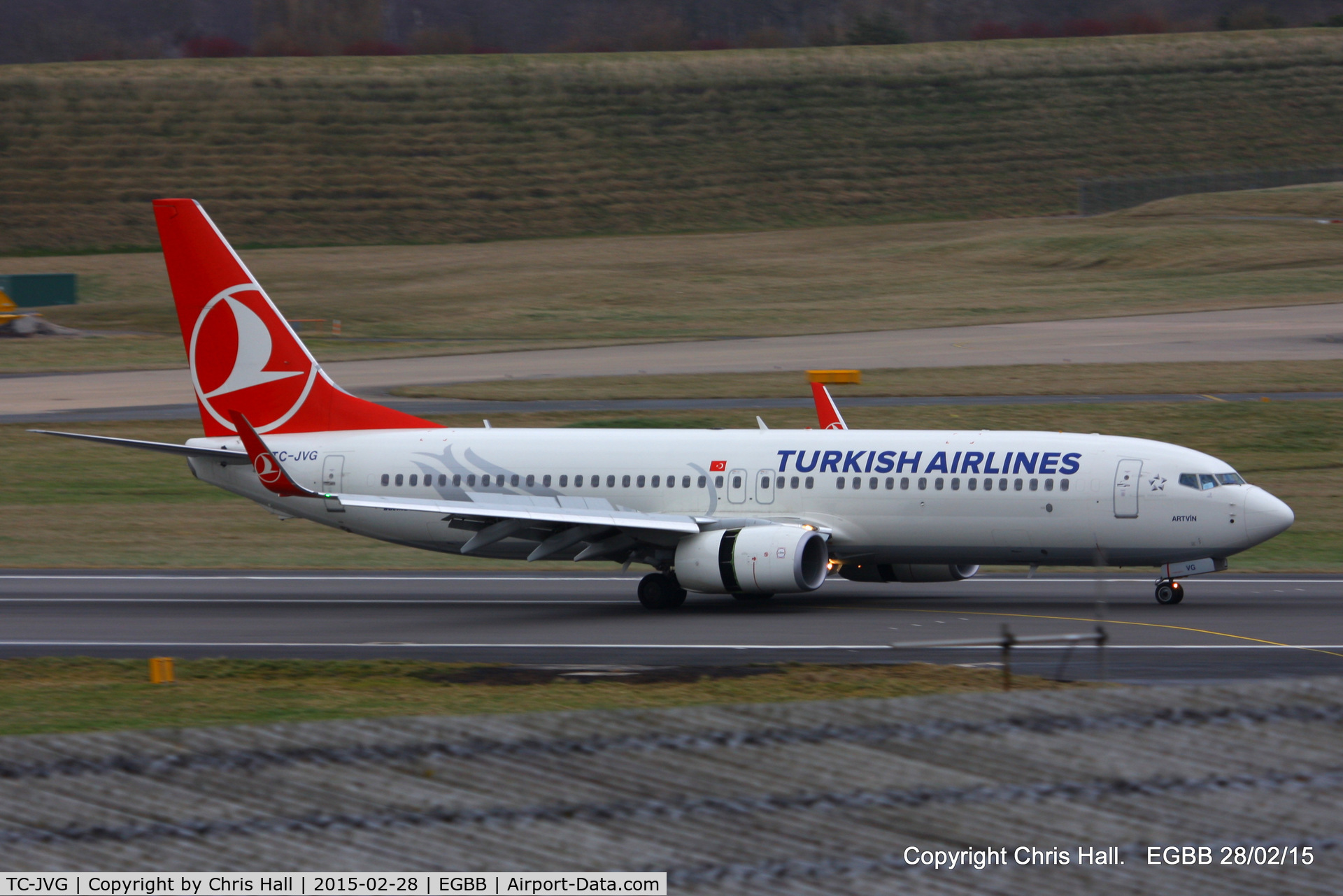 TC-JVG, 2014 Boeing 737-8F2 C/N 42009, Turkish Airlines