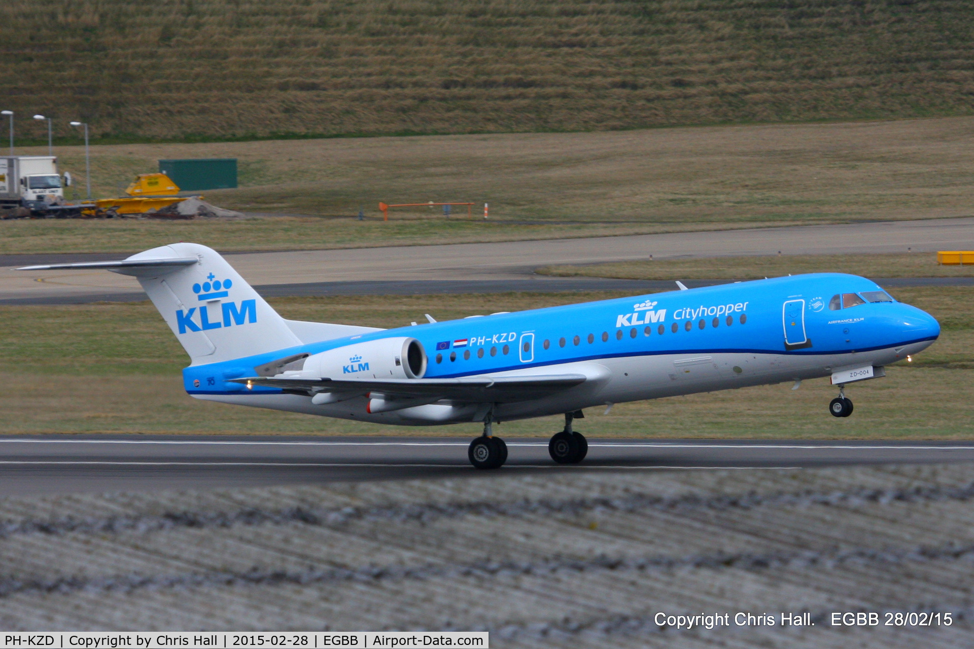 PH-KZD, 1997 Fokker 70 (F-28-0070) C/N 11582, KLM Cityhopper