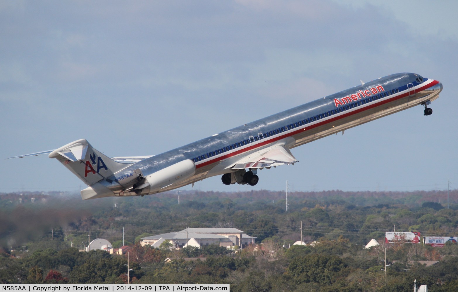 N585AA, 1991 McDonnell Douglas MD-82 (DC-9-82) C/N 53248, American