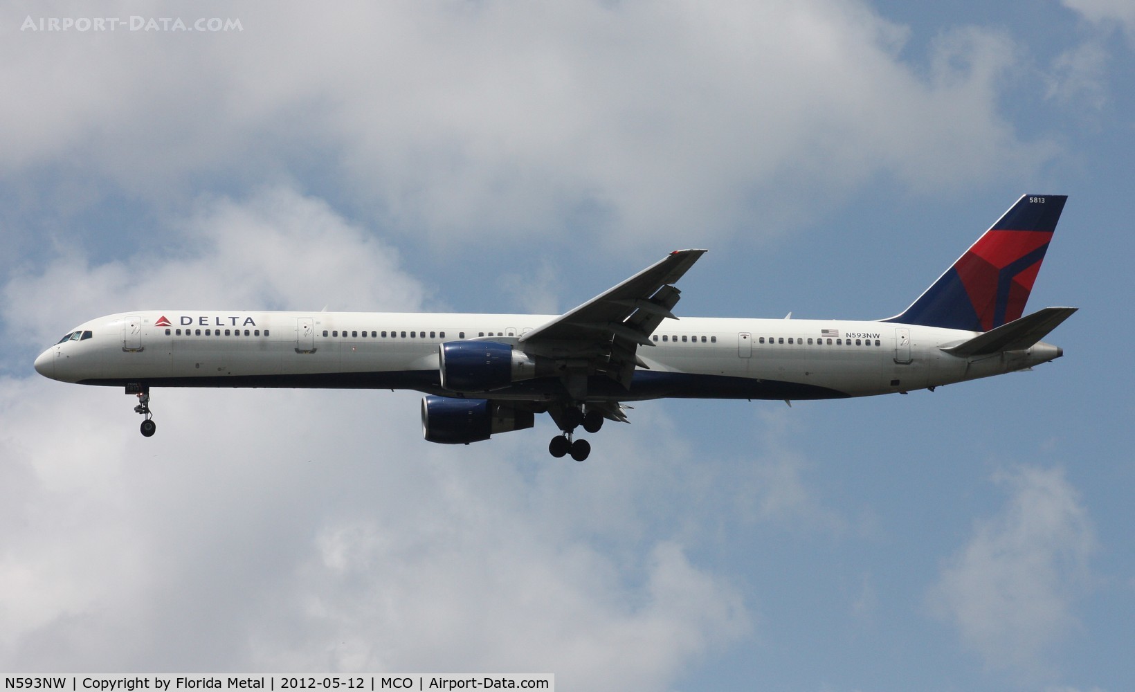 N593NW, 2003 Boeing 757-351 C/N 32993, Delta