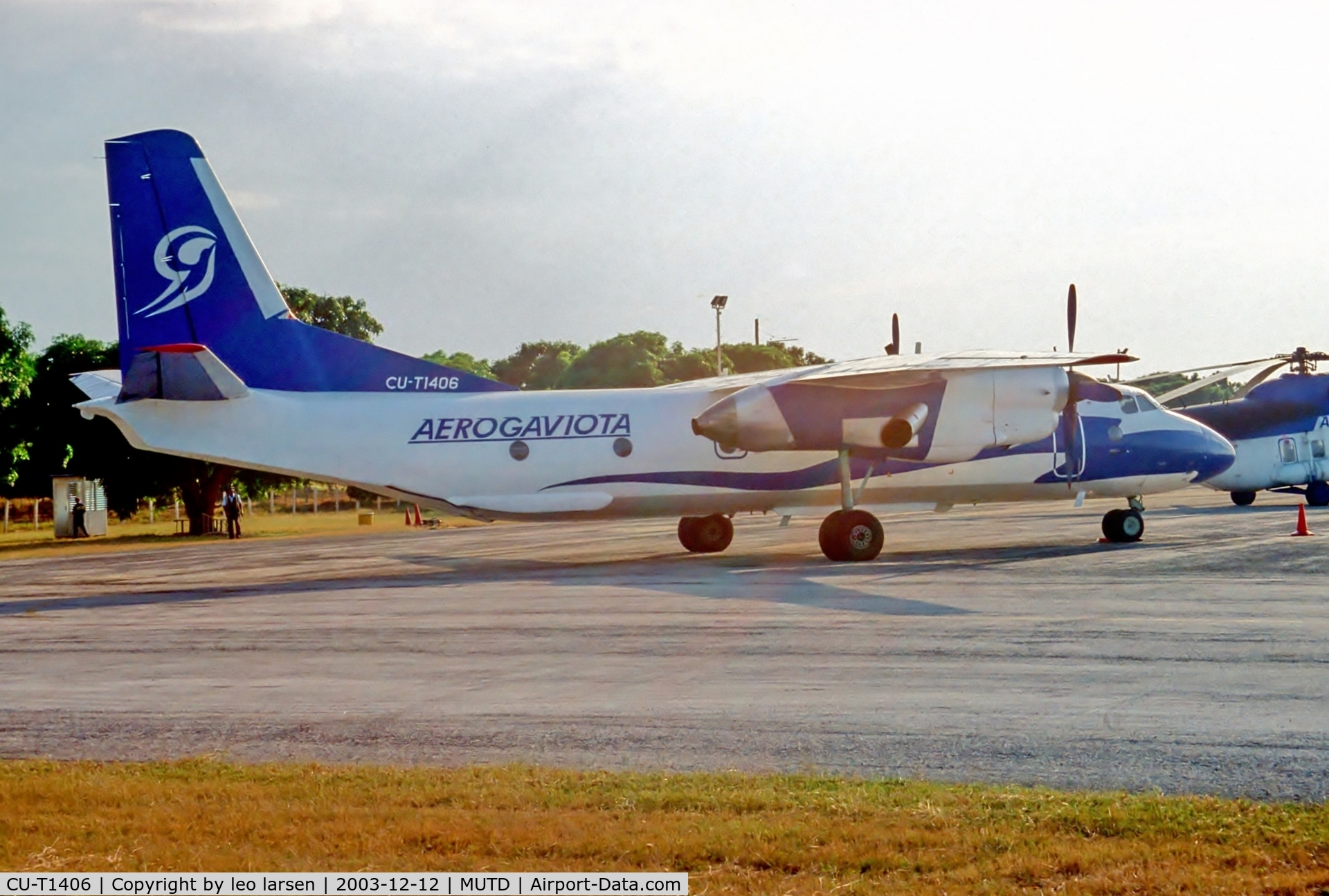 CU-T1406, 1984 Antonov An-26B C/N 13502, Trinidad de Cuba TND 9.12.03