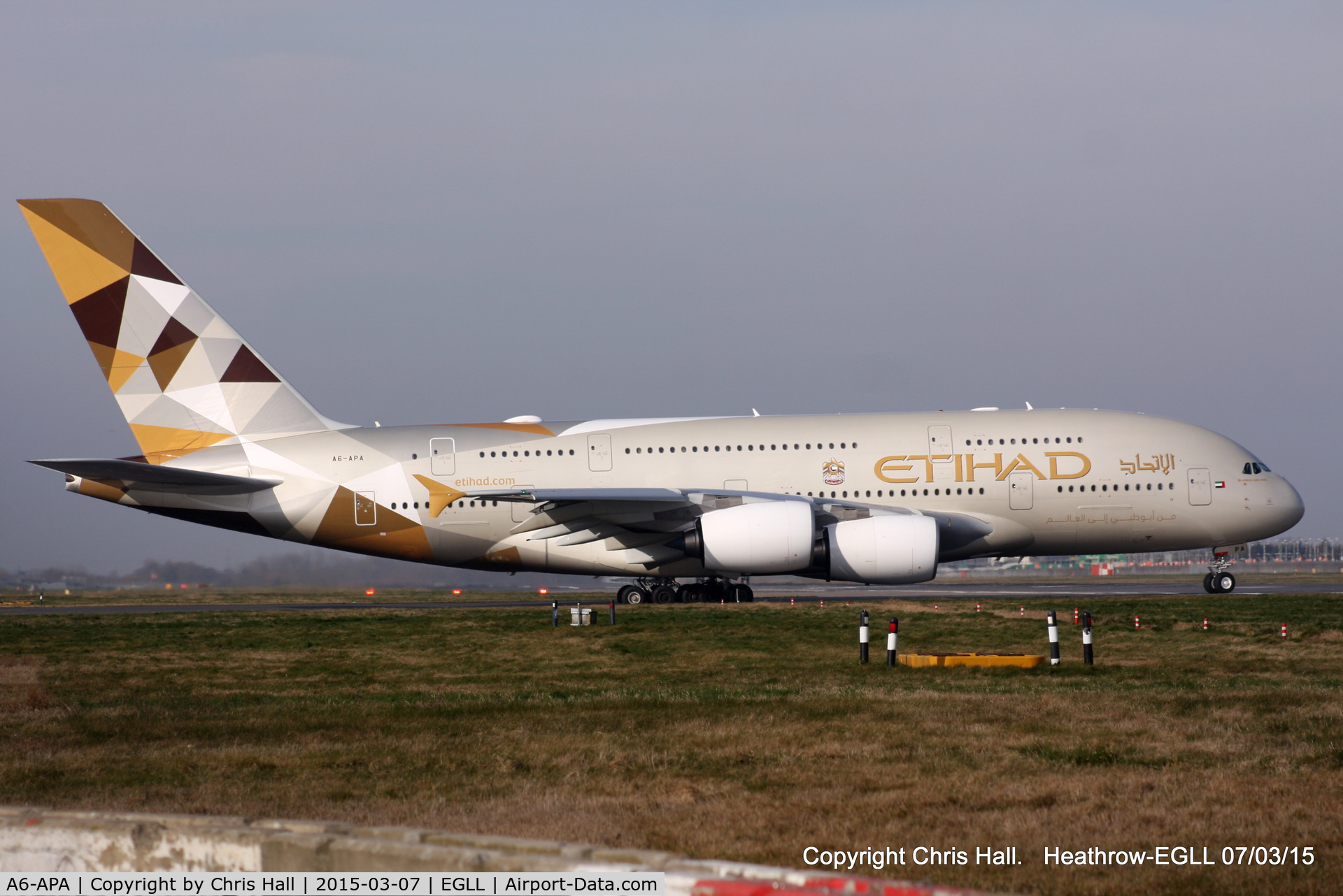 A6-APA, 2014 Airbus A380-861 C/N 166, Etihad