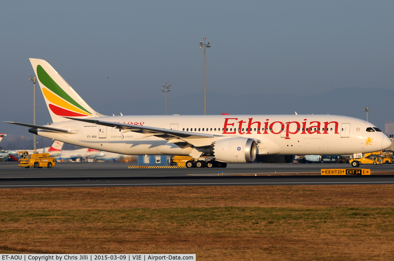 ET-AOU, 2014 Boeing 787-8 Dreamliner Dreamliner C/N 34749, Ethiopian Airlines