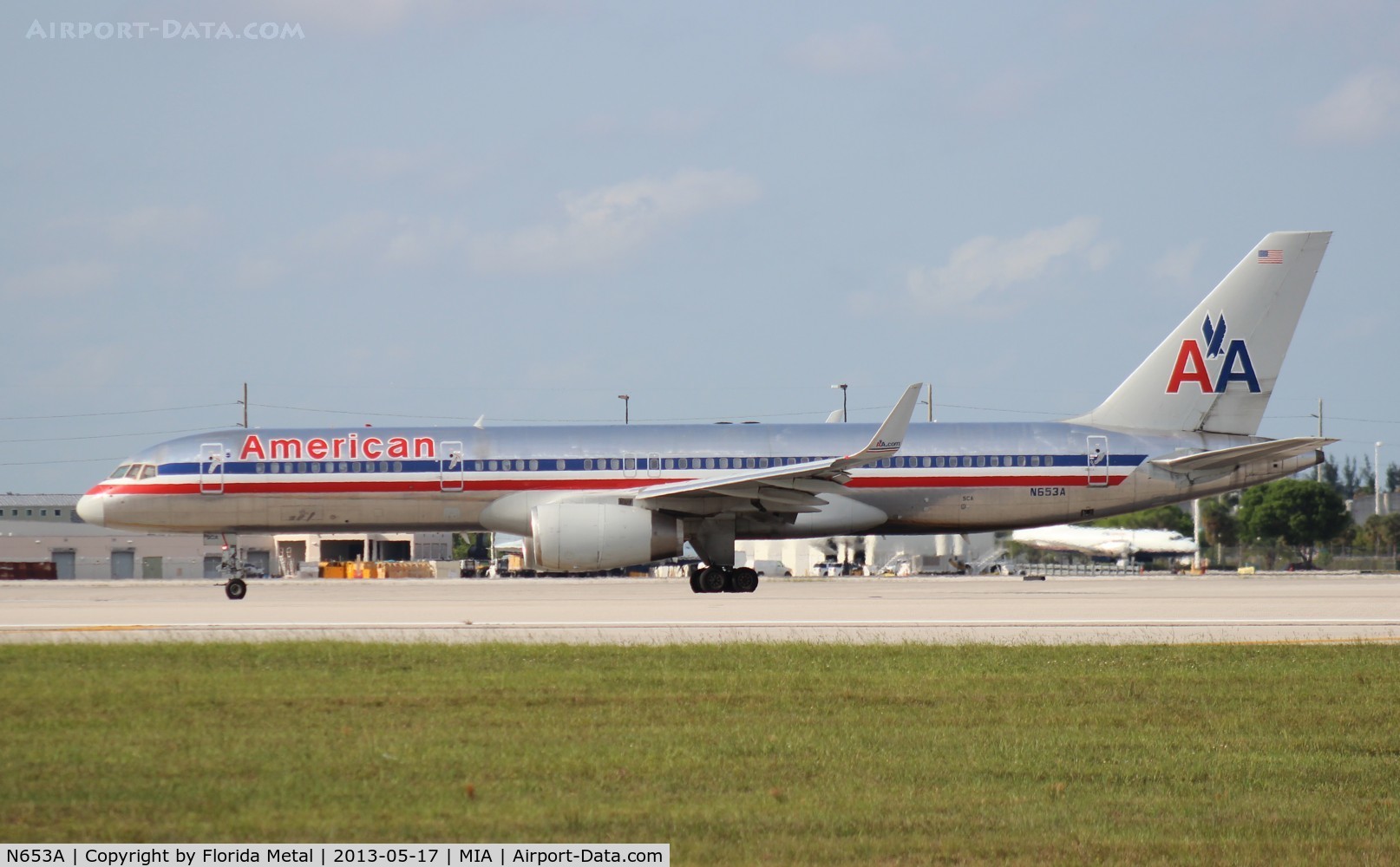 N653A, 1991 Boeing 757-223 C/N 24611, American 757
