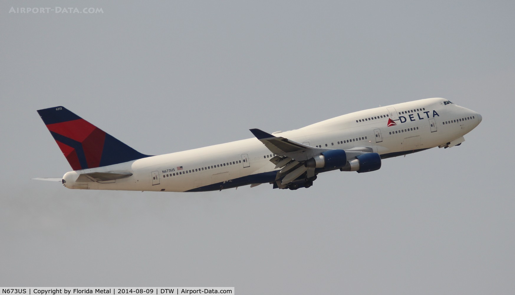 N673US, 1999 Boeing 747-451 C/N 30268, Delta