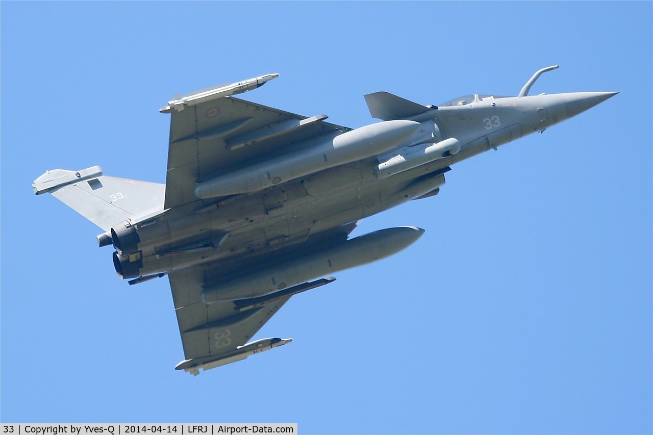33, Dassault Rafale M C/N 33, Dassault Rafale M, Take off rwy 08, Landivisiau Naval Air Base (LFRJ)