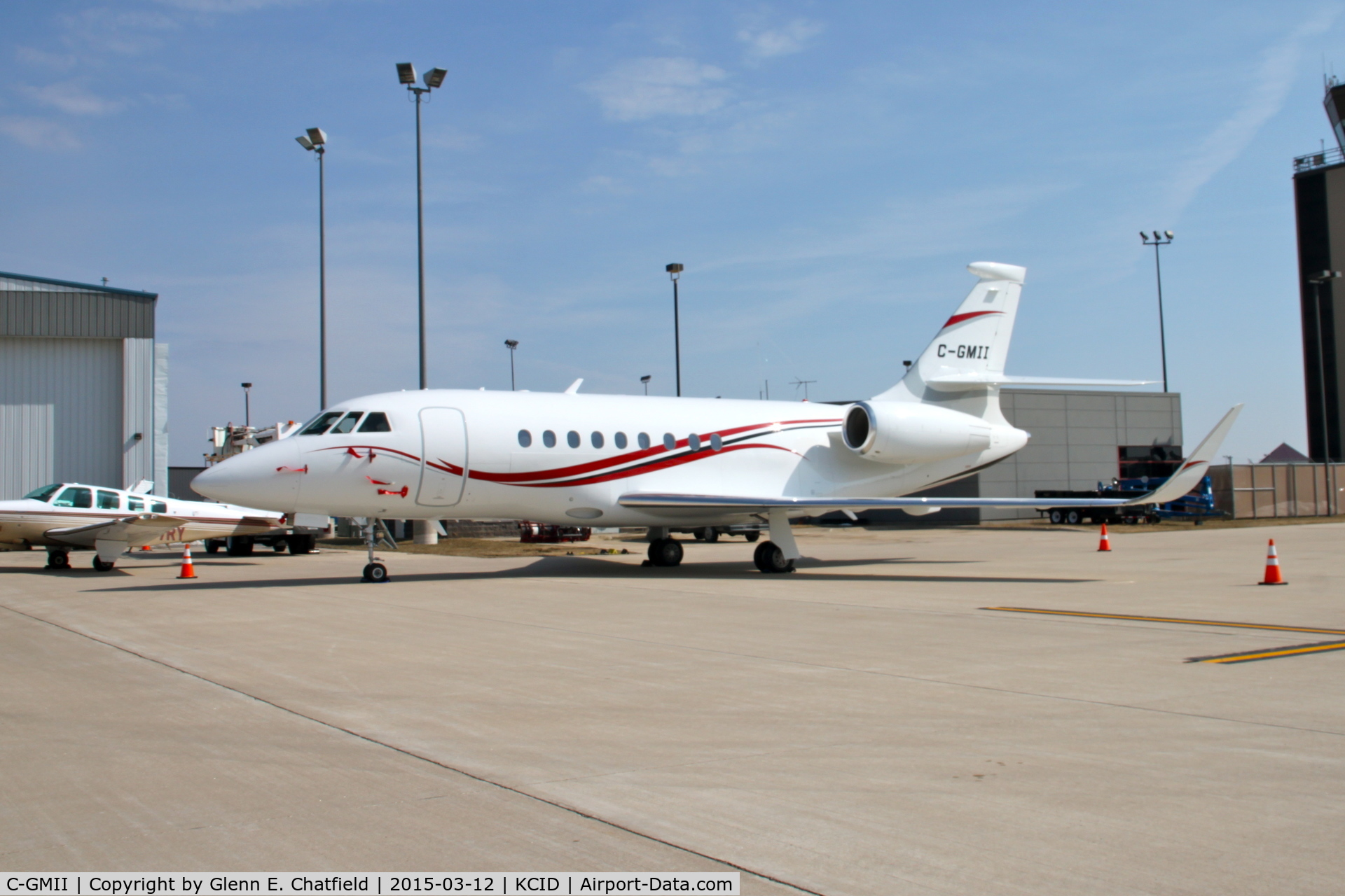 C-GMII, 2013 Dassault Falcon 2000EX C/N 713, At Landmark ramp - I believe this is a Falcon 2000!