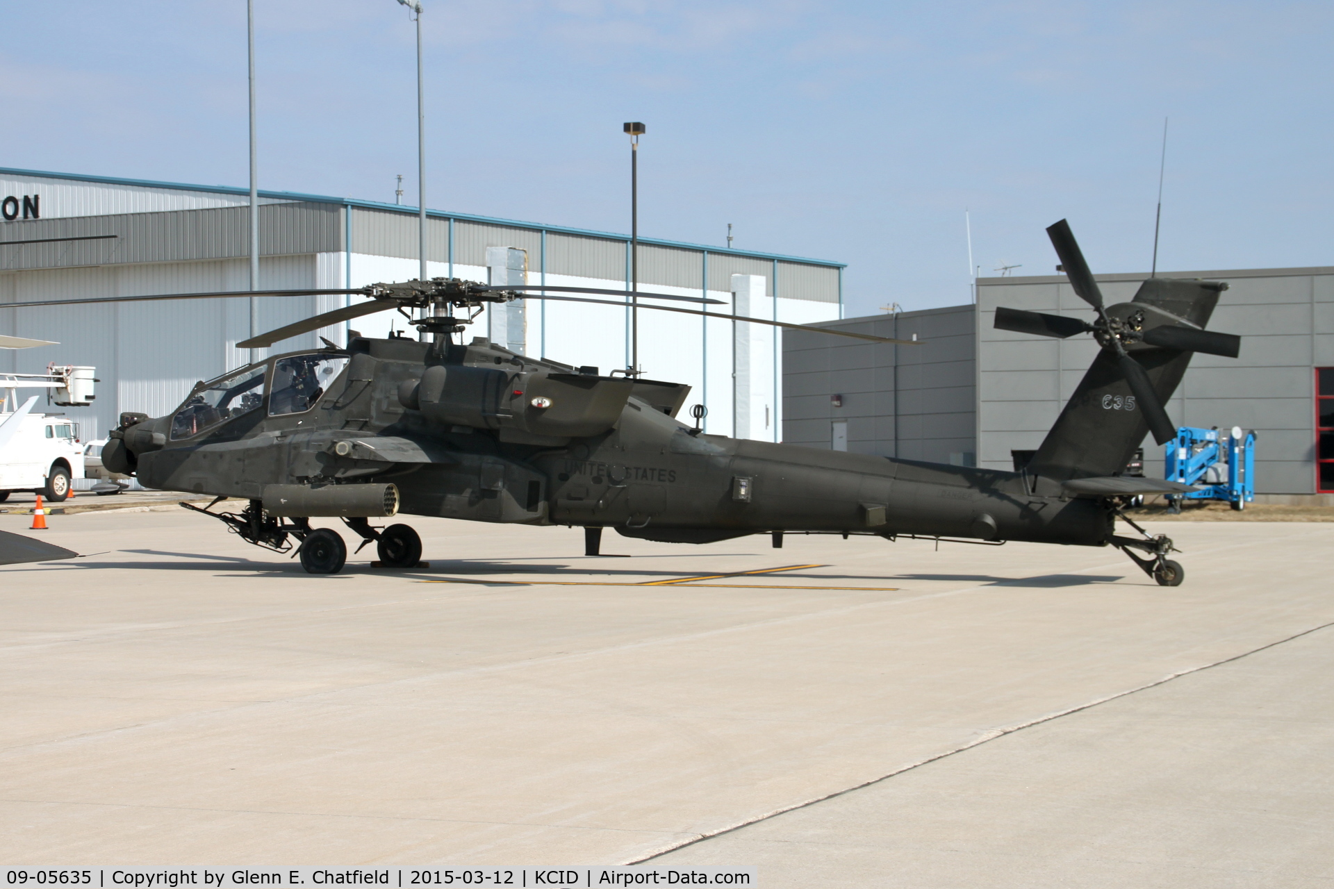 09-05635, 2011 Boeing AH-64D Apache C/N PVD635, On the Landmark ramp