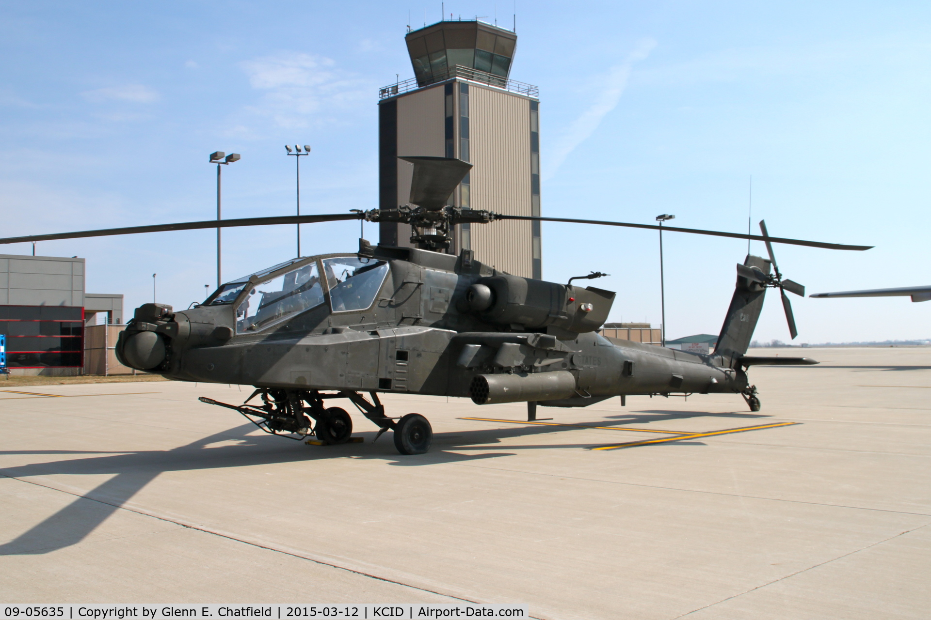 09-05635, 2011 Boeing AH-64D Apache C/N PVD635, On the Landmark ramp