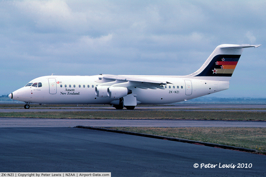 ZK-NZI, 1989 British Aerospace BAe.146-300 C/N E3143, Bilmans Management Ltd., Christchurch (t/a Ansett New Zealand)