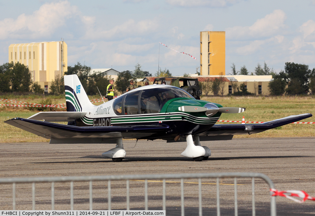 F-HBCI, Robin DR-400-500 C/N 41, Participant of the LFBF Airshow 2014 - Demo aircraft
