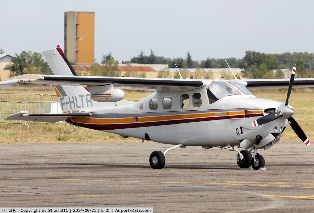 F-HLTR, Cessna P210N Pressurised Centurion C/N P210-0570, Participant of the LFBF Airshow 2014 - Demo aircraft