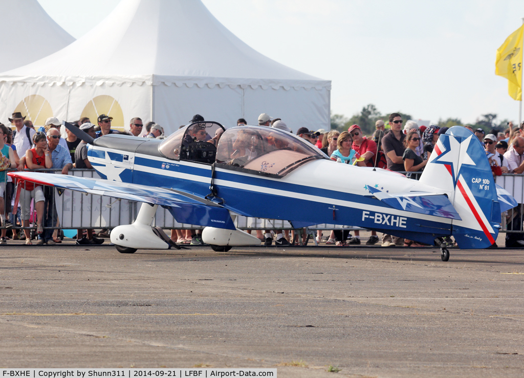 F-BXHE, Mudry CAP-10B C/N 61, Participant of the LFBF Airshow 2014 - Demo aircraft