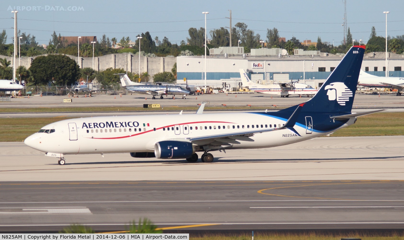 N825AM, 2014 Boeing 737-852 C/N 36699, Aeromexico