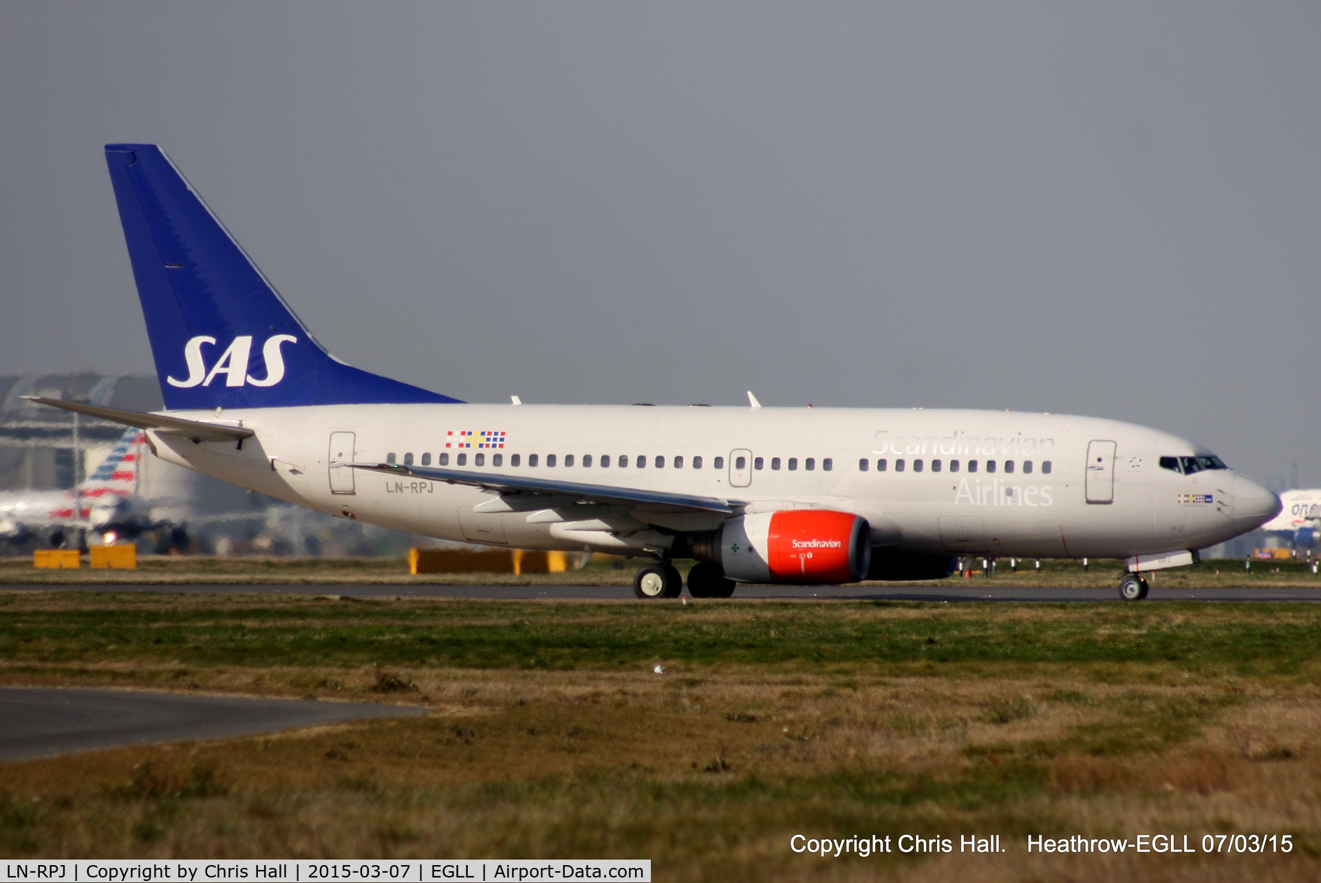 LN-RPJ, 2000 Boeing 737-783 C/N 30192, Scandinavian Airlines