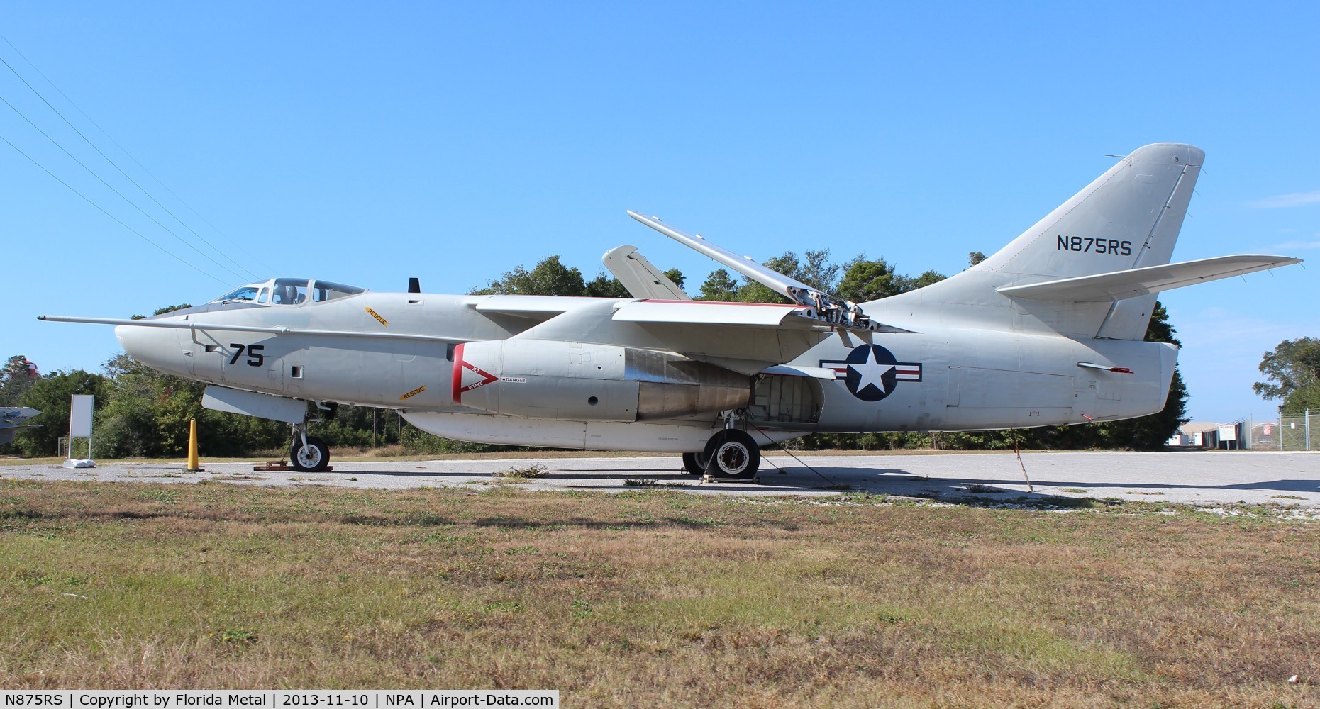 N875RS, 1960 Douglas EA-3B Skywarrior C/N 12111, EA-3B