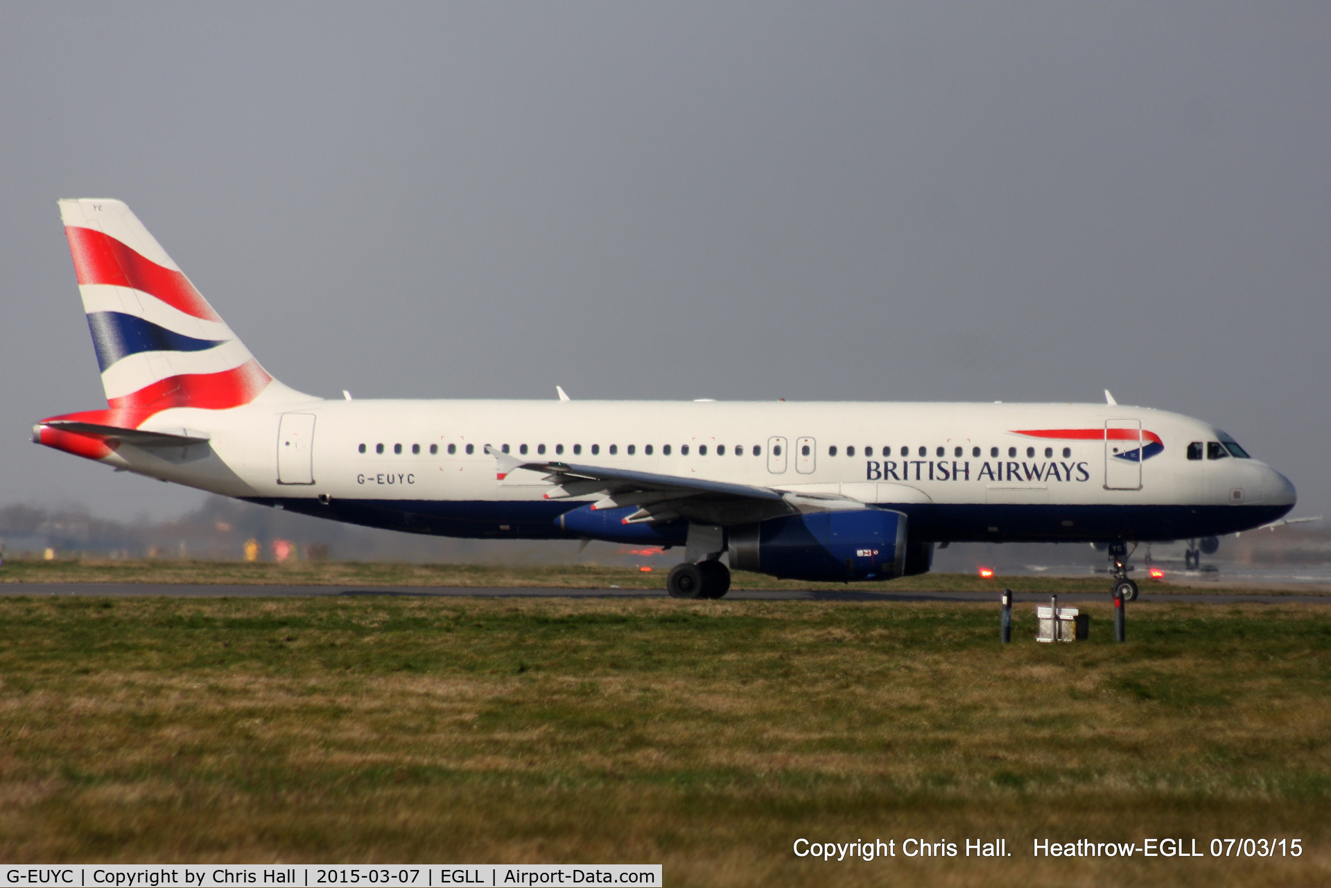 G-EUYC, 2008 Airbus A320-232 C/N 3721, British Airways