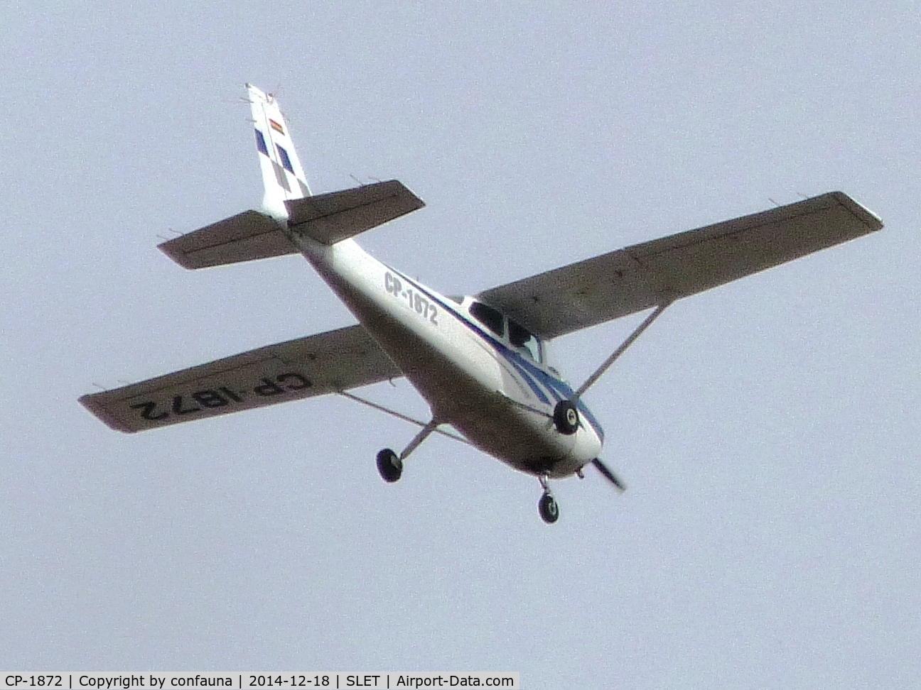 CP-1872, 1982 Cessna 172P C/N 17275555, Overflying Santa Cruz de la Sierra