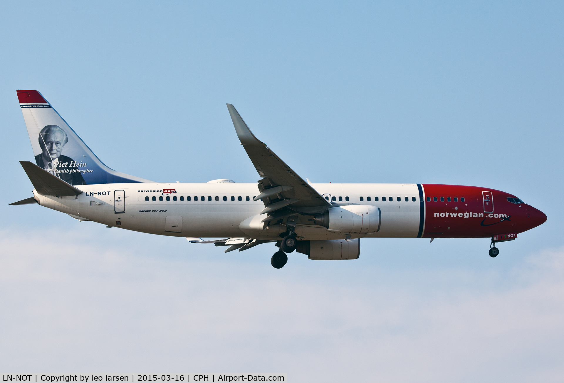 LN-NOT, 2010 Boeing 737-8JP C/N 37816, Copenhagen Kastrup 16.3.15