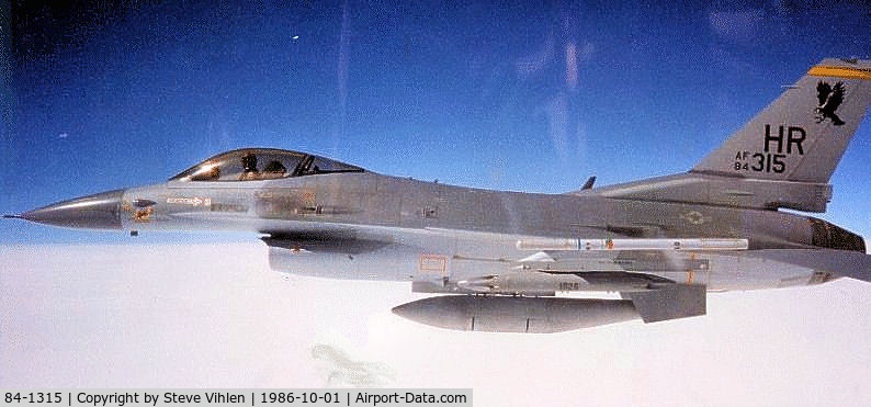 84-1315, General Dynamics F-16C Fighting Falcon C/N 5C-152, In my jet 