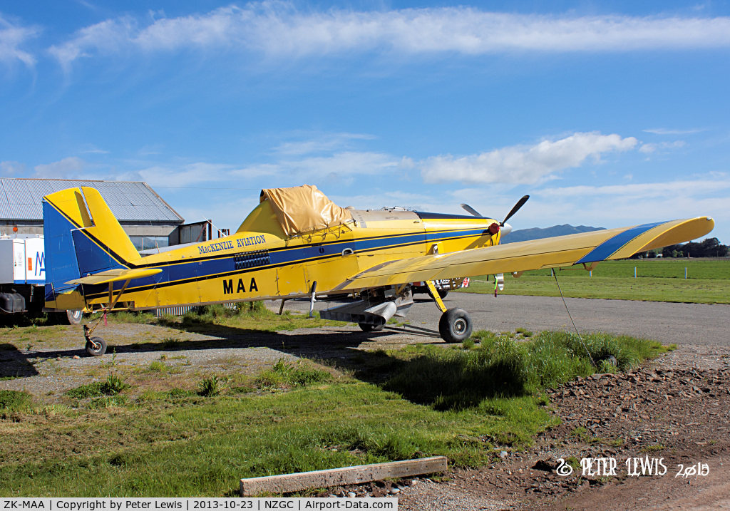 ZK-MAA, Air Tractor AT-502B C/N 502B-2579, Mackenzie Aviation Ltd., Gore