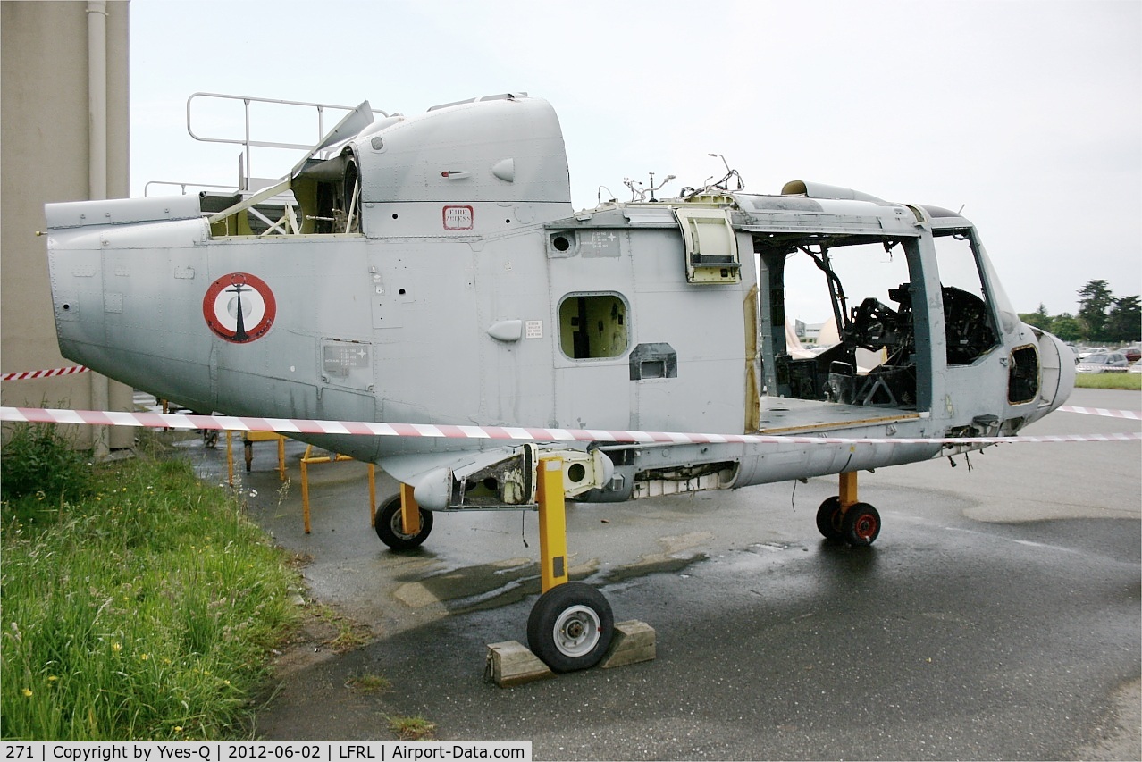 271, Westland Lynx HAS.2(FN) C/N 059, Westland Lynx HAS.2(FN), Lanvéoc-Poulmic Naval Air Base (LFRL)
