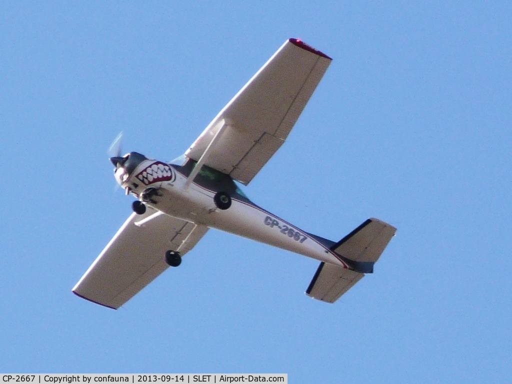 CP-2667, 1979 Cessna 152 C/N 15283817, Another 'menacing' Skyteam trainer