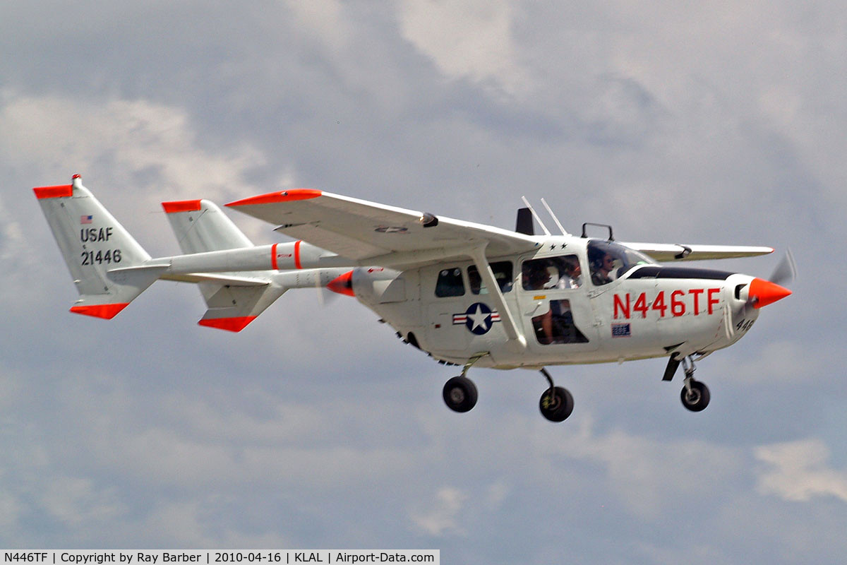 N446TF, Cessna 337A Super Skymaster C/N 337-0454, Cessna O-2B Super Skymaster [337-0454] Lakeland-Linder~N 16/04/2010