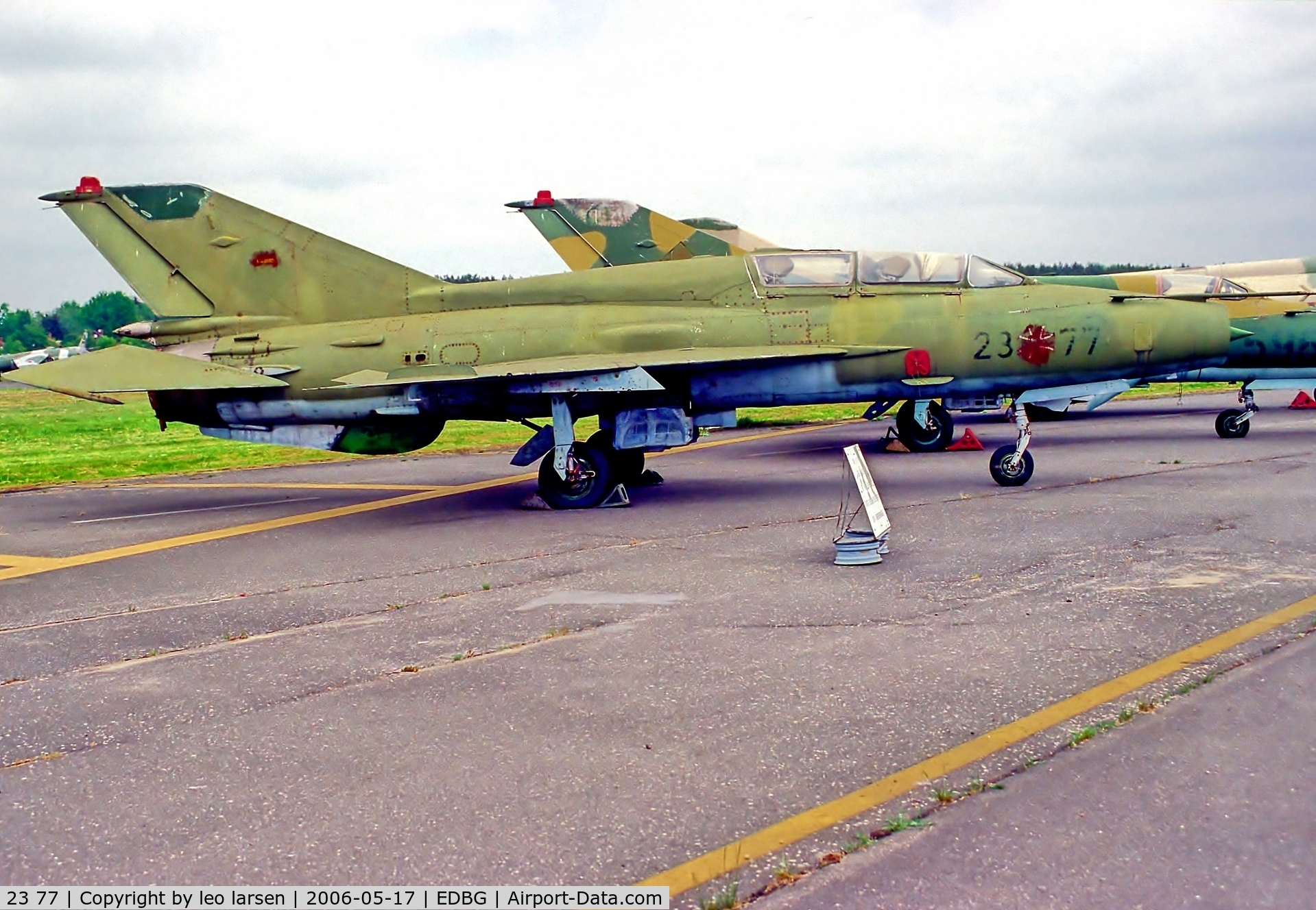 23 77, 1971 Mikoyan-Gurevich MiG-21UM C/N 02695156, Berlin Gatow 17.6.06