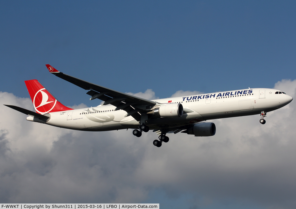 F-WWKT, 2015 Airbus A330-303 C/N 1616, C/n 1616 - To be TC-JOF