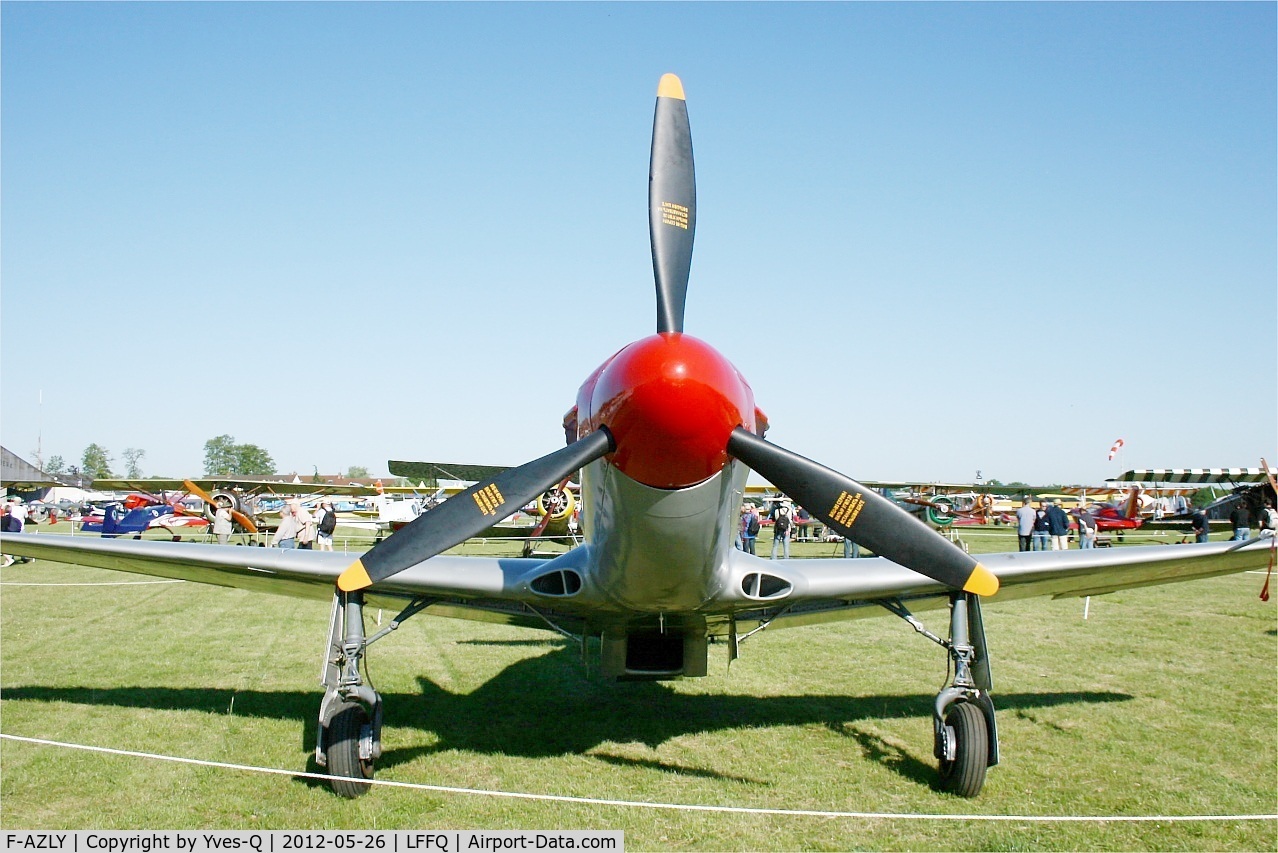 F-AZLY, Yakovlev Yak-3U C/N 172890, Yakovlev YAK 3U, La Ferté Alais Airfield (LFFQ) Air Show 2012